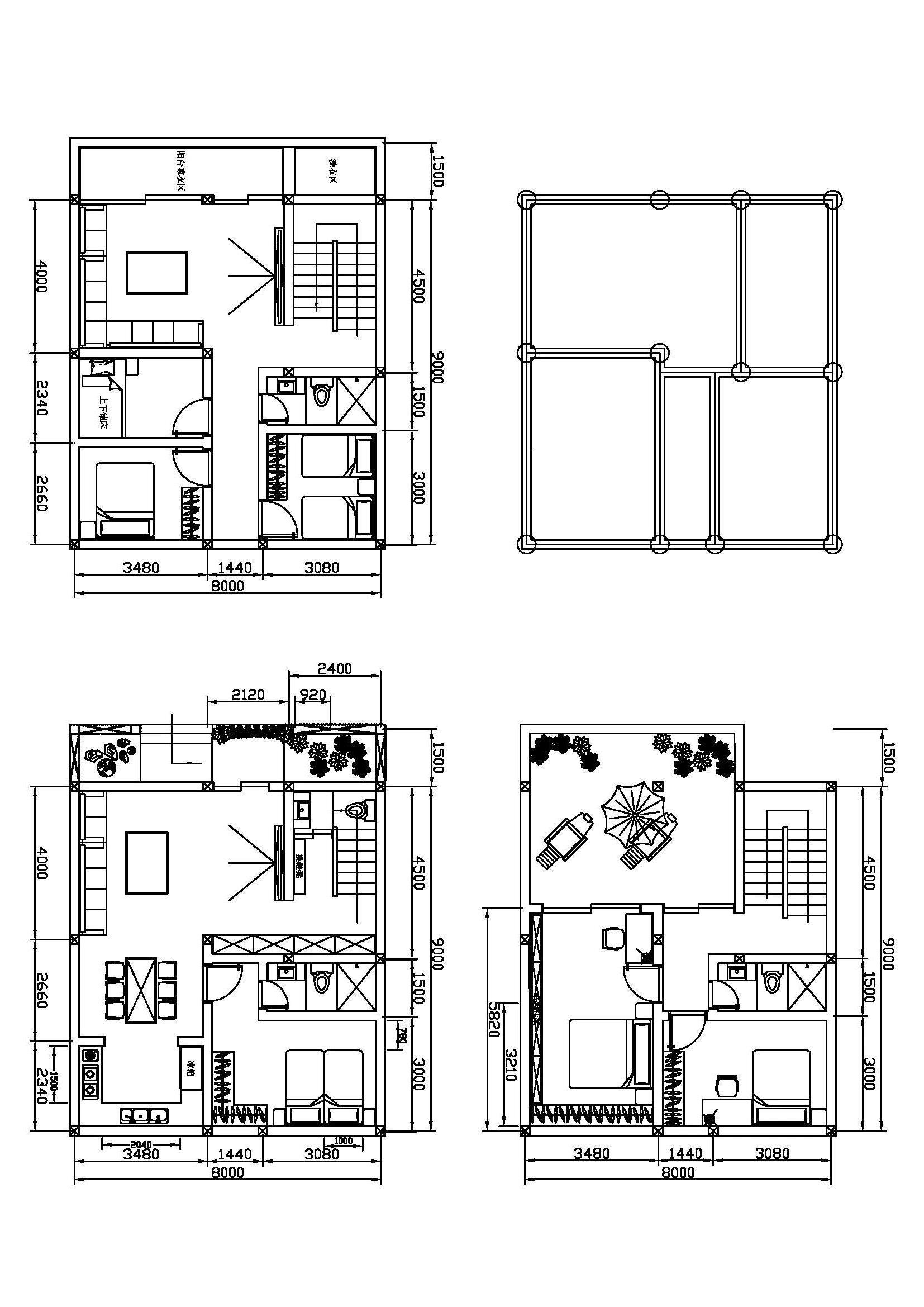 第4篇:定稿,自建房8✕9,面宽8米深度9米