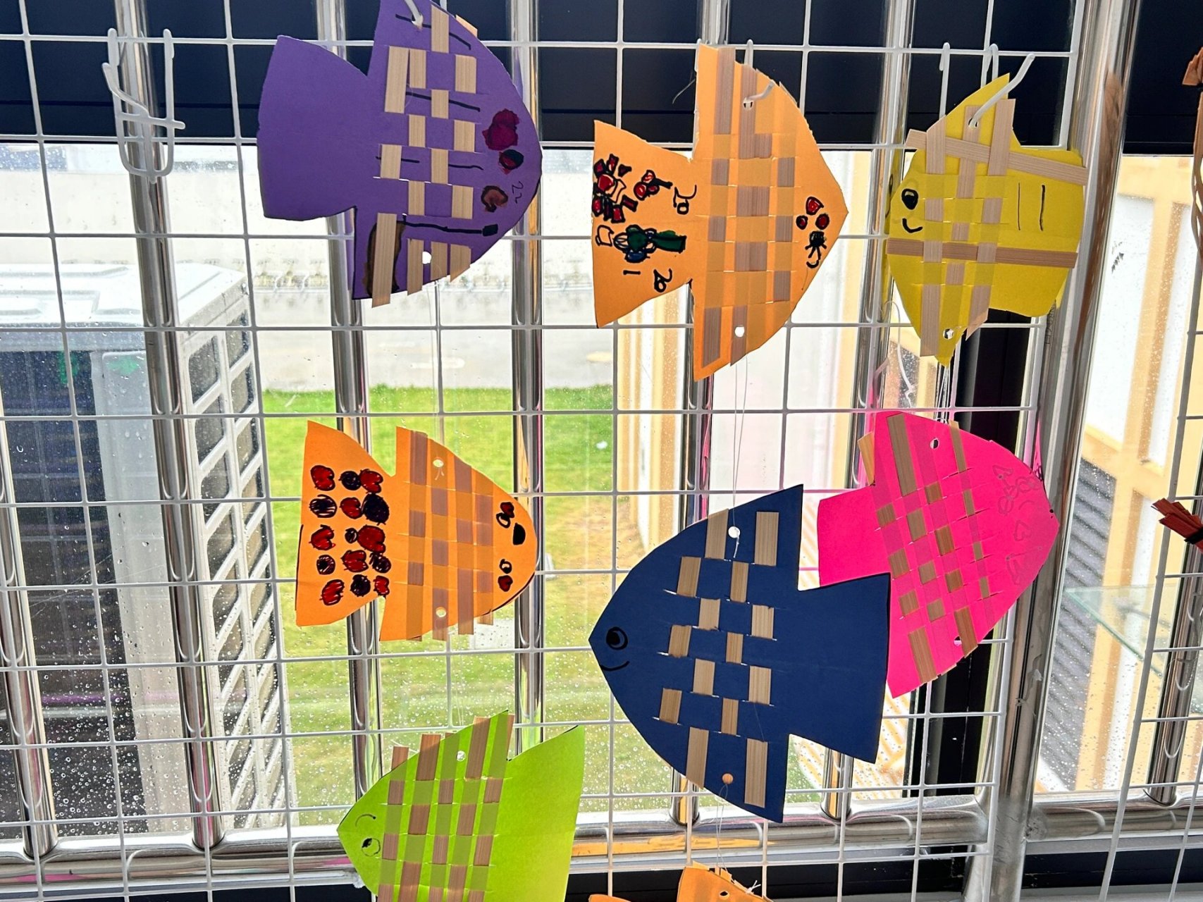 中班特色区竹草编环创 幼儿园竹编 草编特色区