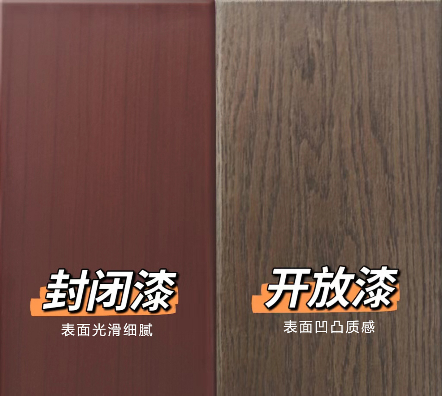 装修选木门时,会有开放漆门,封闭漆门的概念,傻傻分不清楚的时候,真