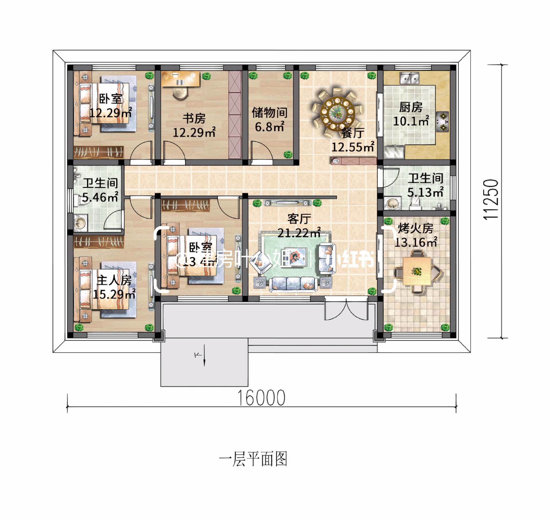 180平方自建房户型图图片