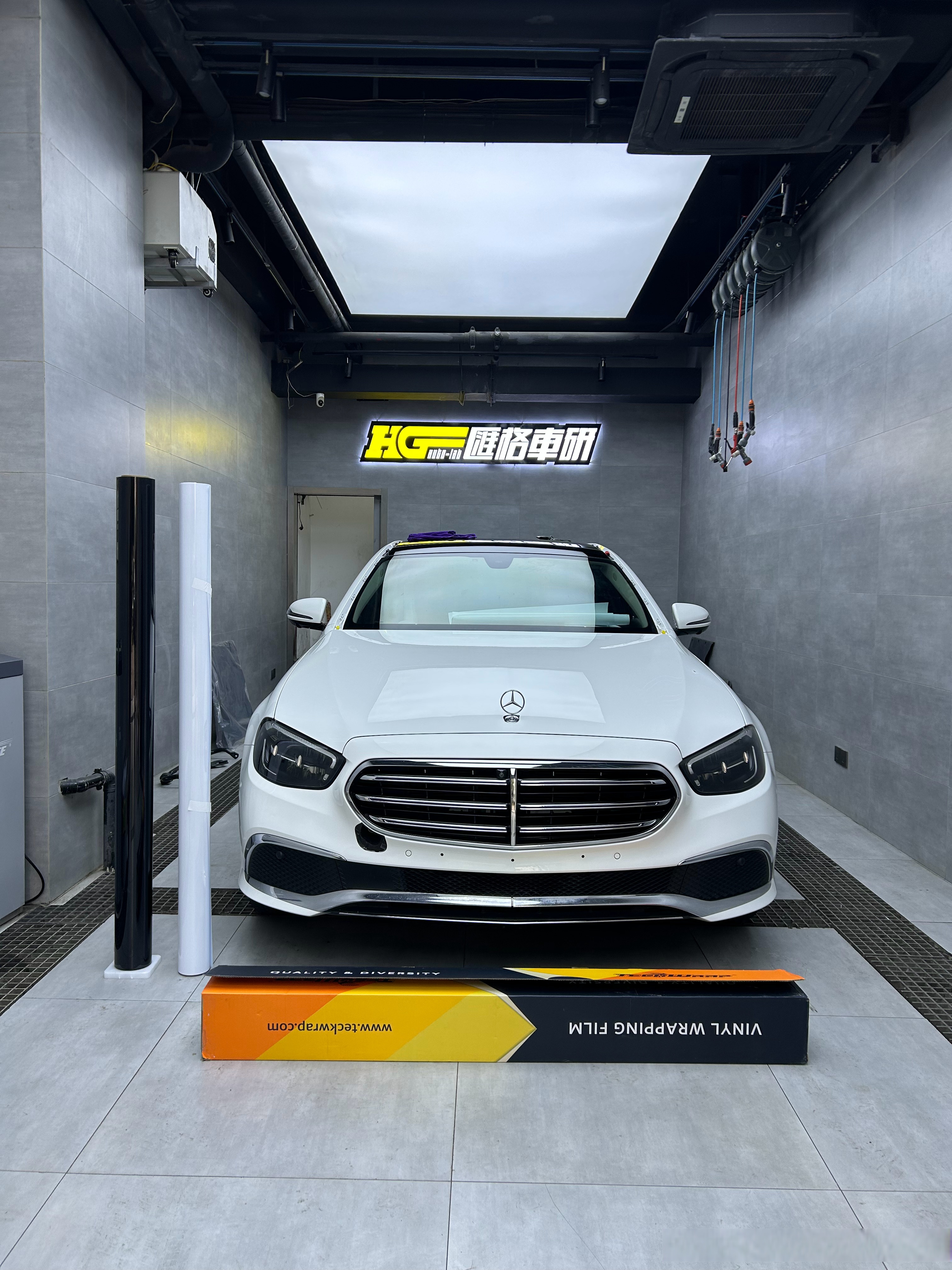 奔驰e300改色这个颜色真的闭眼冲