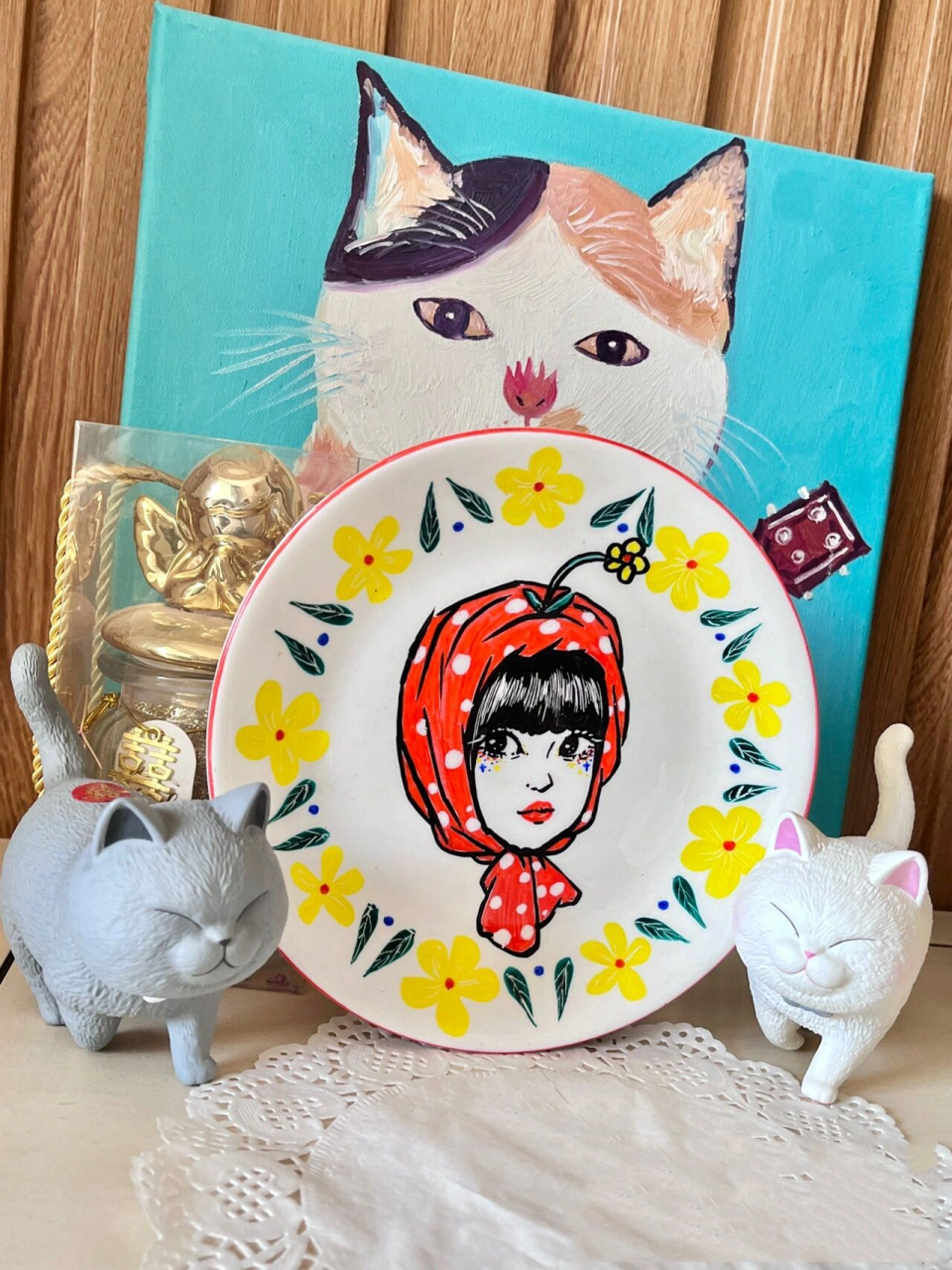 【马克笔】我的手绘周边—陶瓷装饰盘97 97真没想到我的作品也能