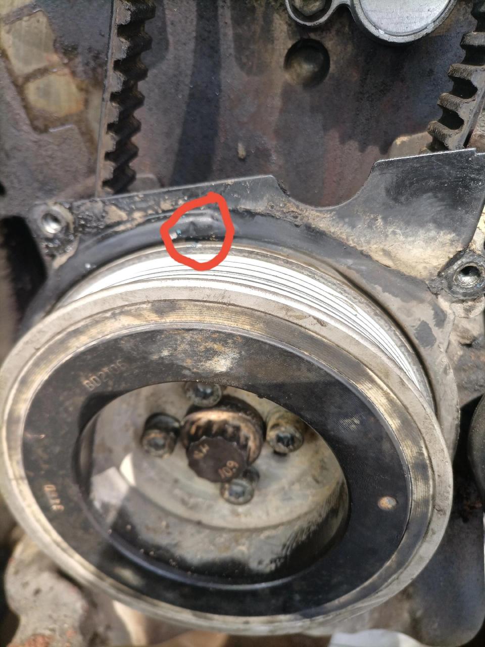 奥迪a4正时皮带安装图.