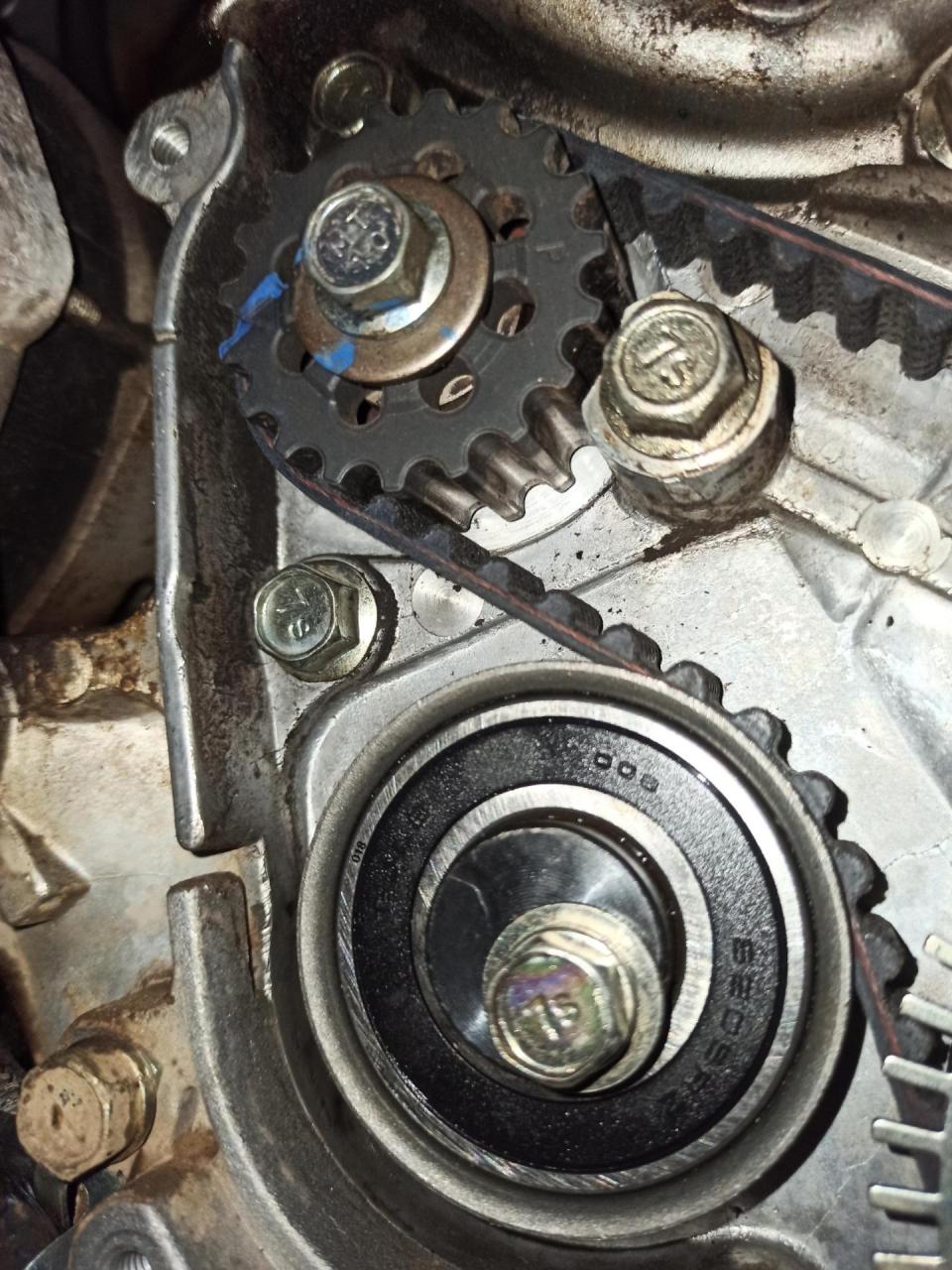 众泰sr9(2.0)搭载4g63s4t发动机正时校对细节处理