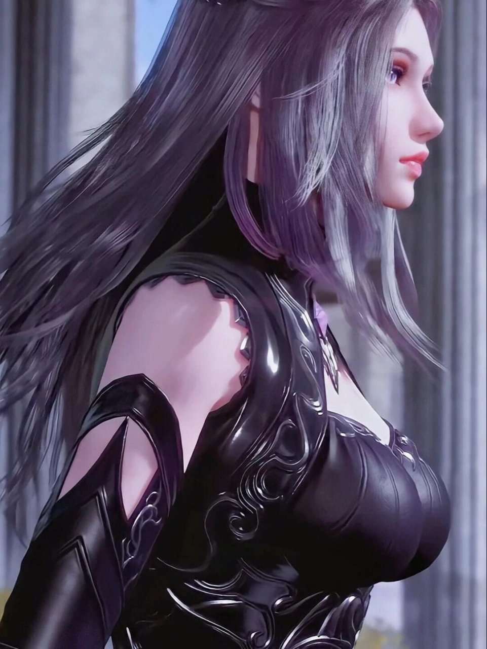 动漫《斗罗大陆》-朱竹清壁纸 朱竹清 外号:幽冥灵猫 "来史莱克学院是