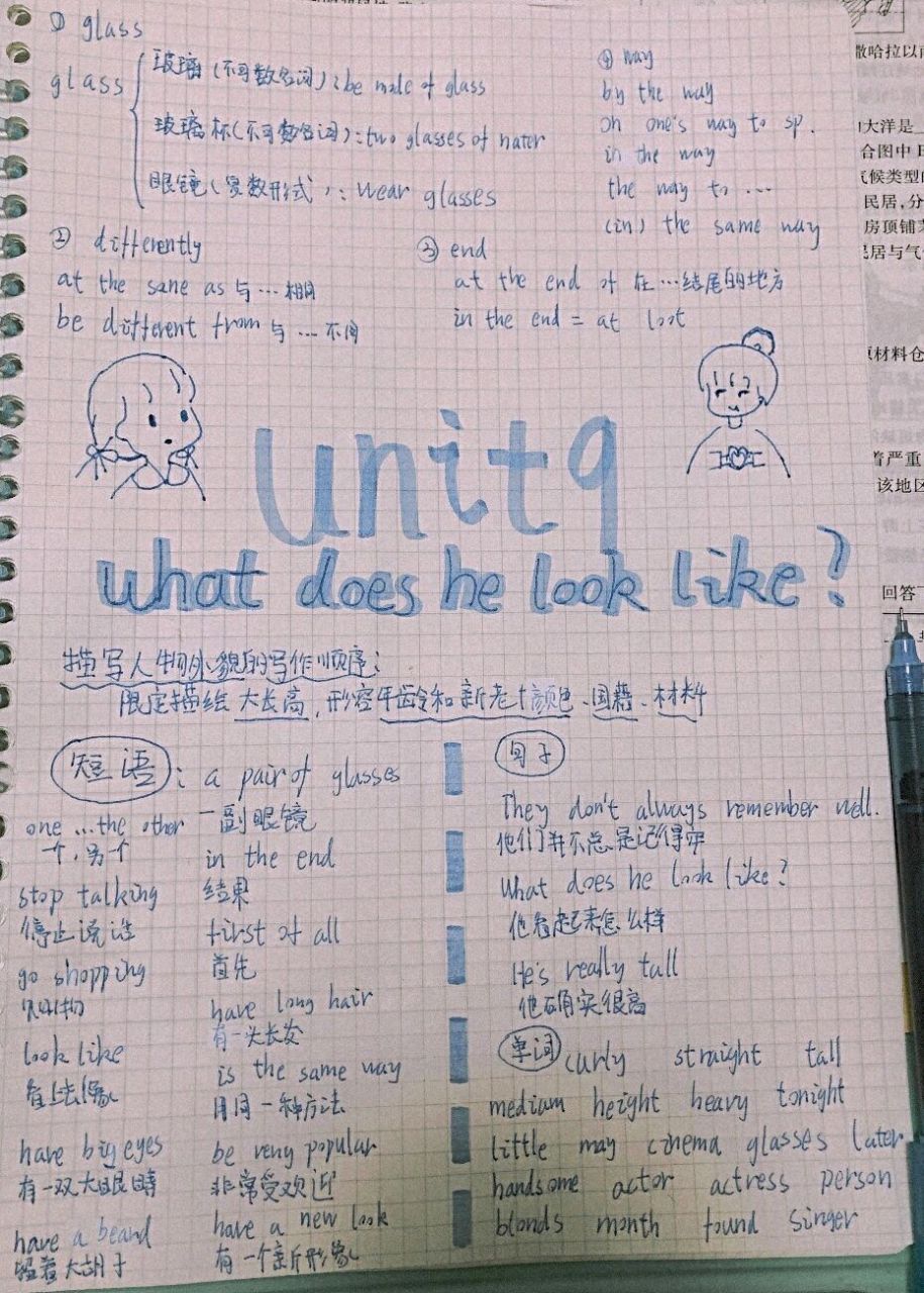 人教版英语七年级下册unit9思维导图