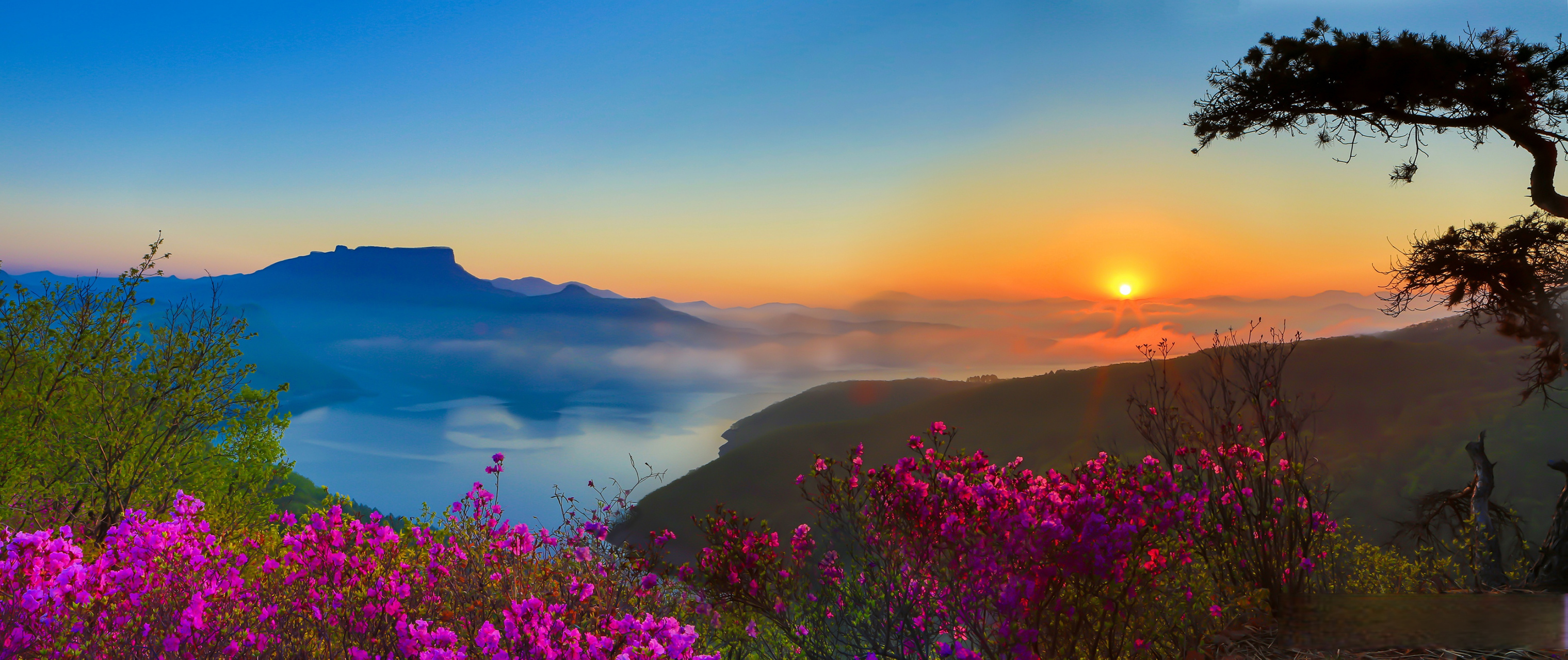 网红打卡地辽宁杠杠滴# #美好辽宁欢迎您# 本溪桓仁五女山日出#爱