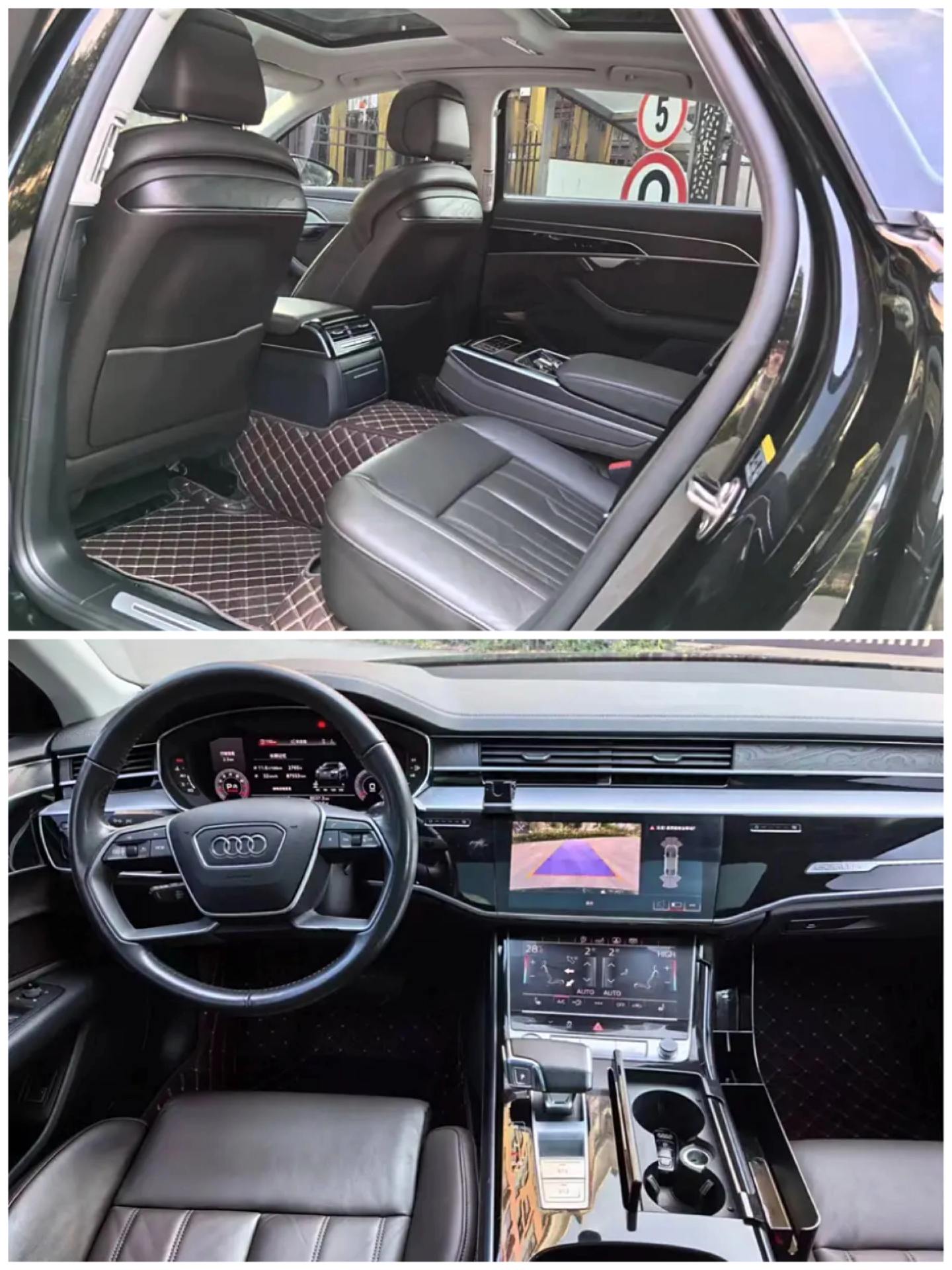 奥迪a8 2019款 plus a8l 50 tfsi quattro 豪华型 表显5万公里 四驱3