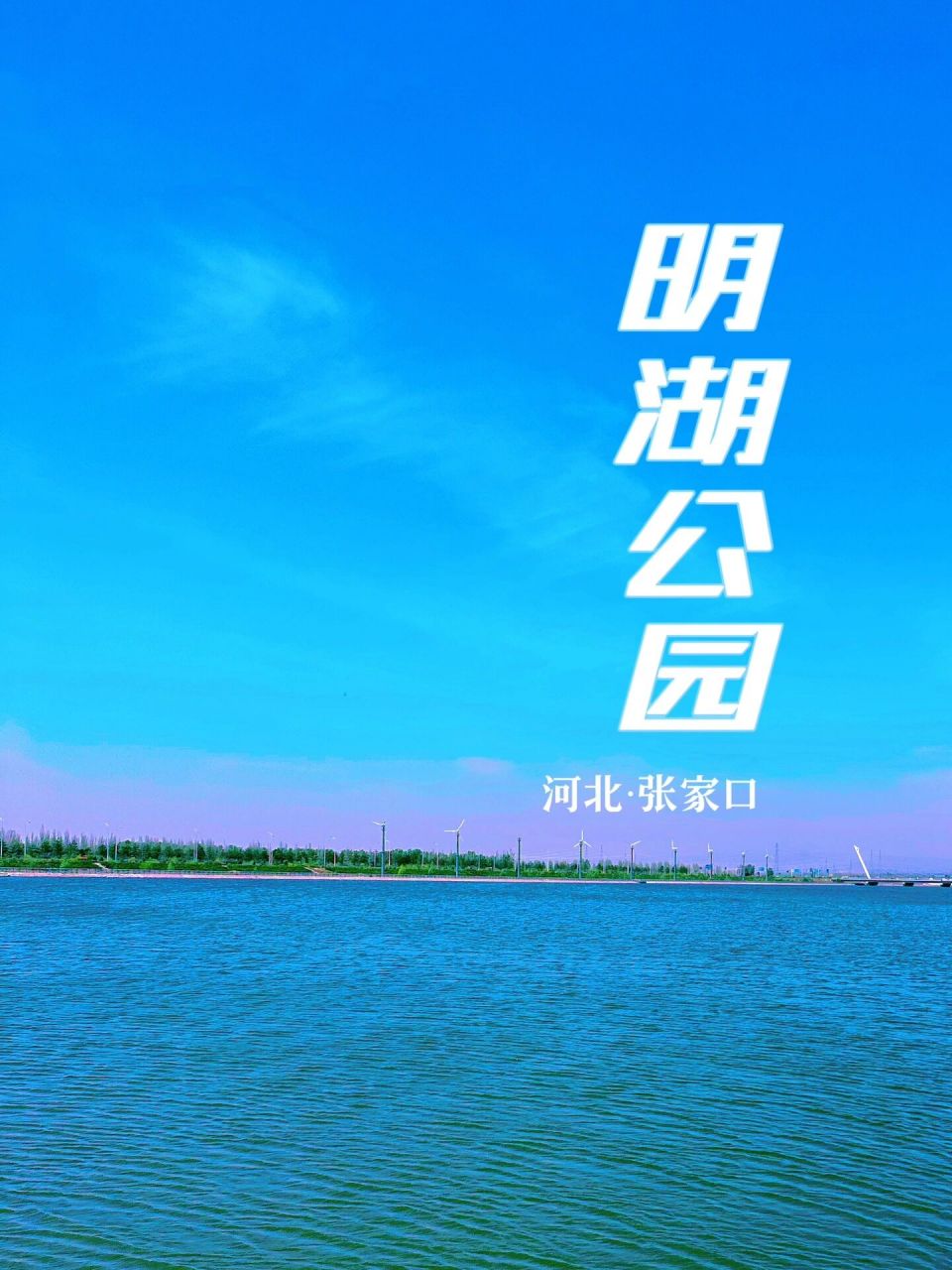 明湖公园 湖水清澈,树木葱郁,候鸟翔集!张家口人的"小西湖"——明湖!