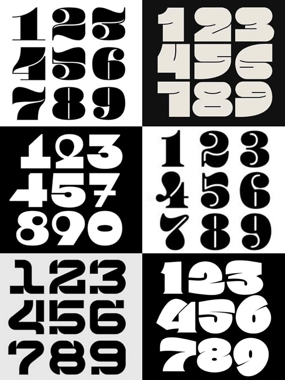 logo灵感|9种阿拉伯数字的设计变形分享 设计是一件值得做一辈子的