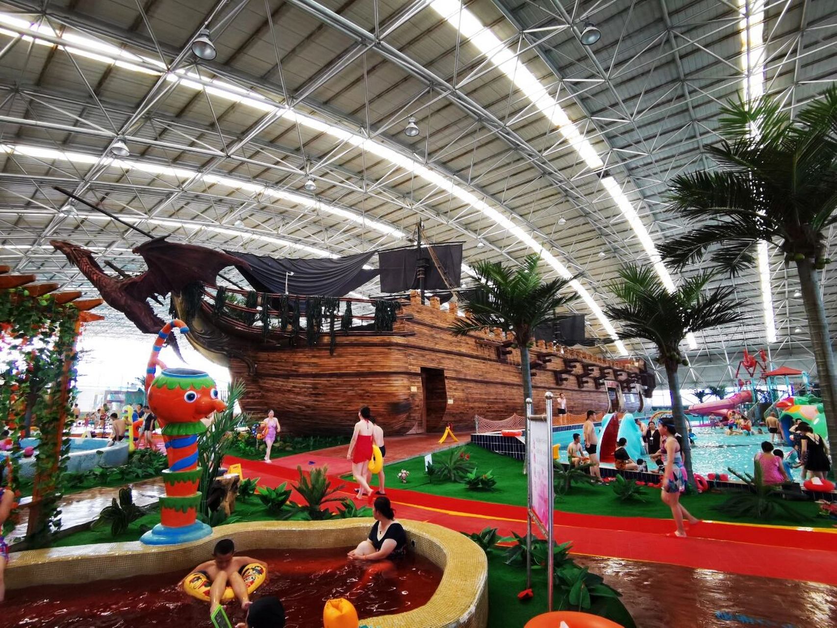 不后悔打卡之呼和浩特中威水上乐园 天气很热的夏天和游泳最配,小宝宝