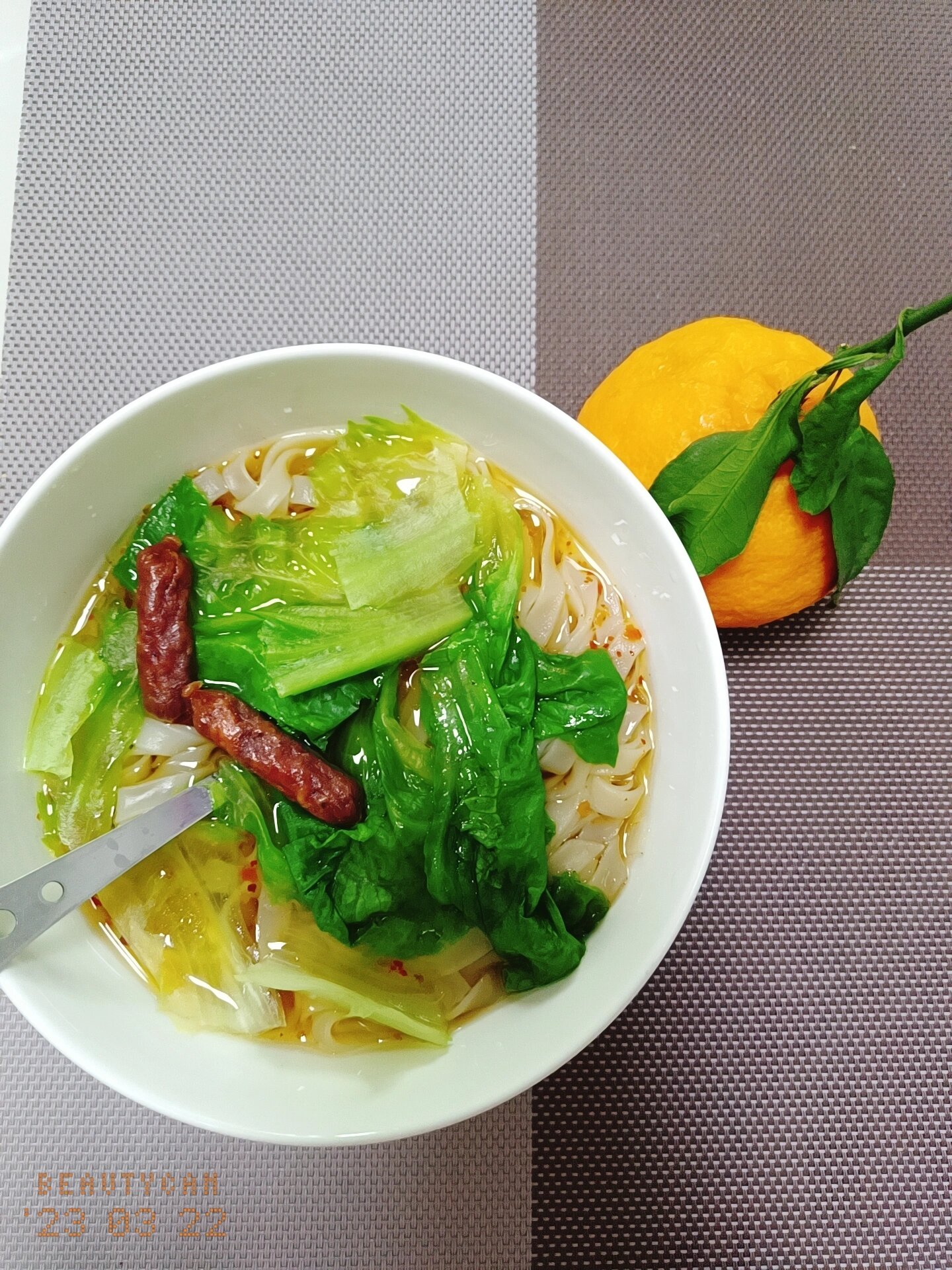 每日早餐~生菜烫皮丝