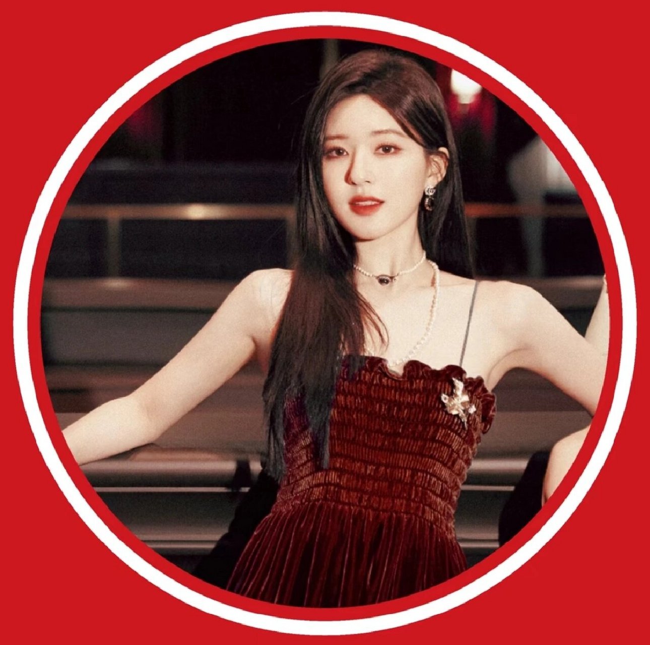 赵露思圆框跨年头像 #池妤芊专属话题# #赵露思