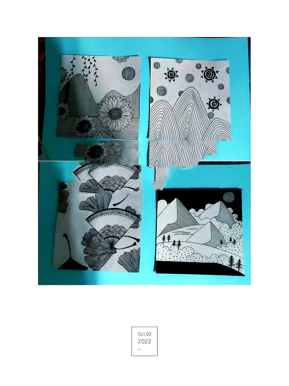 不仅可用于春夏秋冬点线面构成,平时的点线面构成也是可以用到的,多