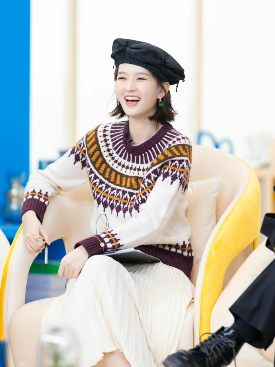 乔欣在综艺上的穿搭真的好出圈,这次《合伙吧少年》里的造型,每一期都