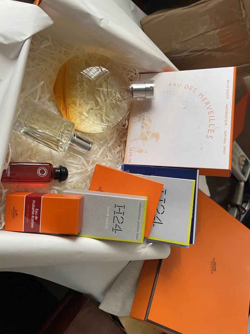 【圣诞礼物 高定刻字】hermes爱马仕橘彩星光女士香水持久留香木质调