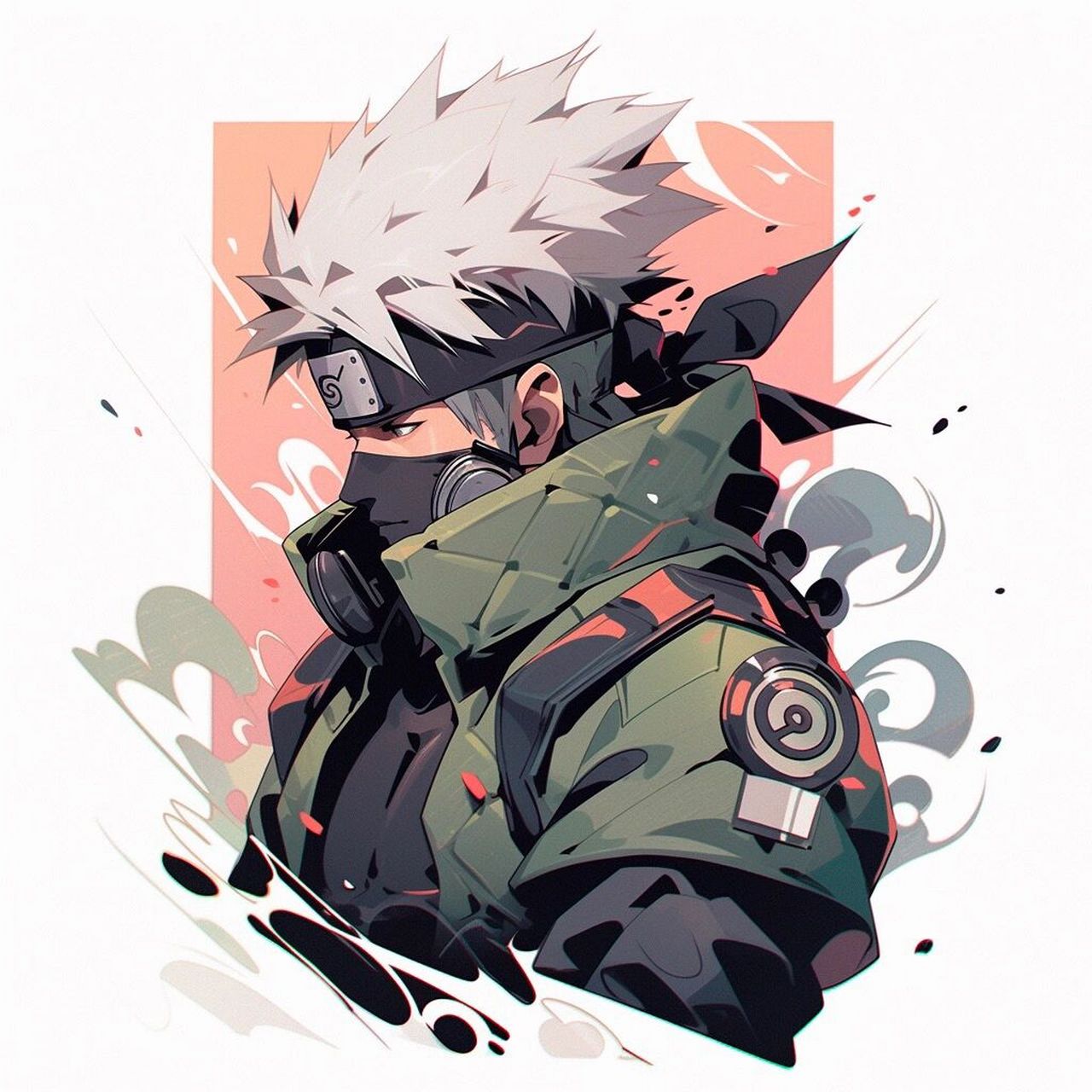 火影 | 卡卡西小头像 盗图小技巧 手机截屏后p图软件里把其他部分截掉