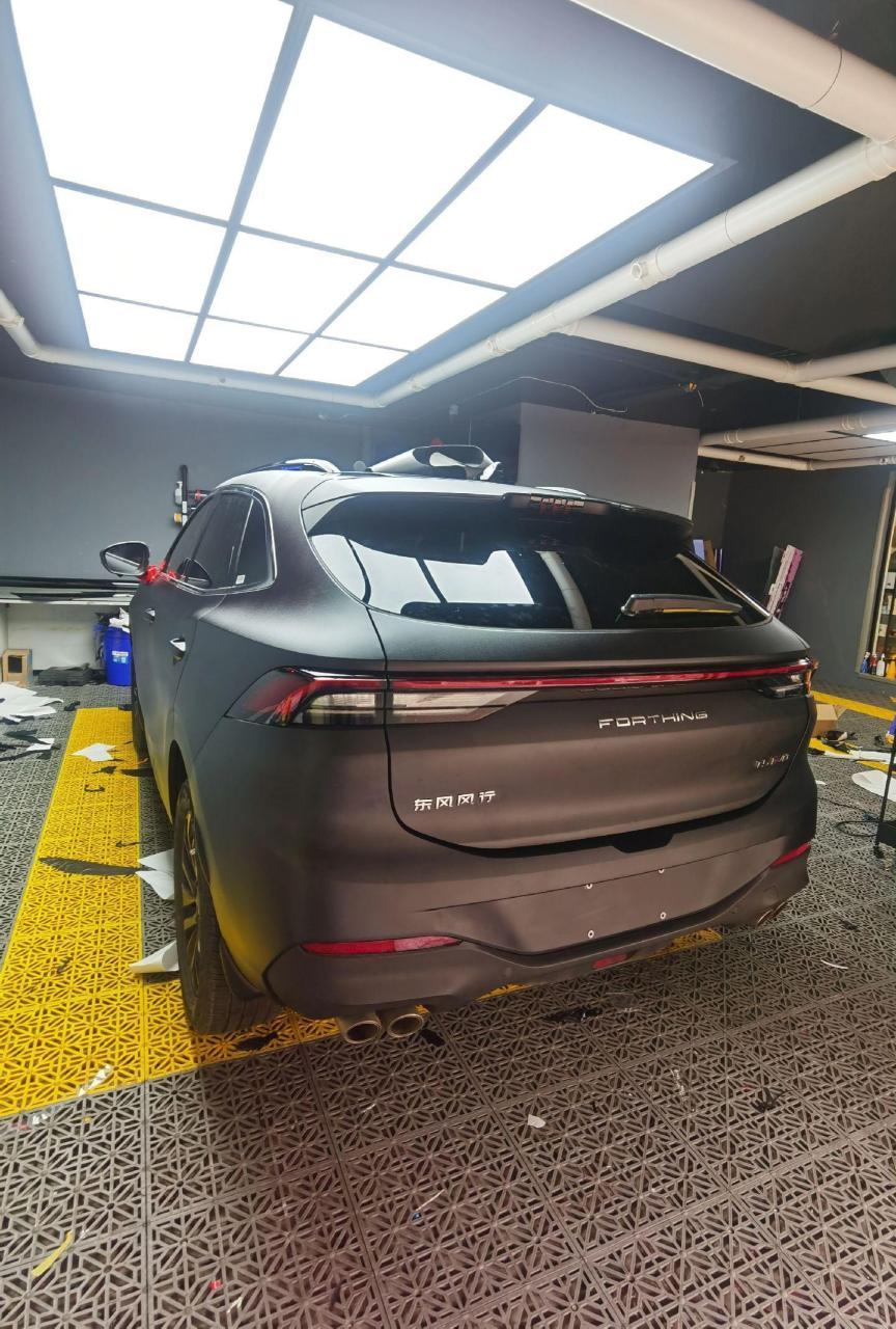 东风风行t5evo 升级磨砂黑