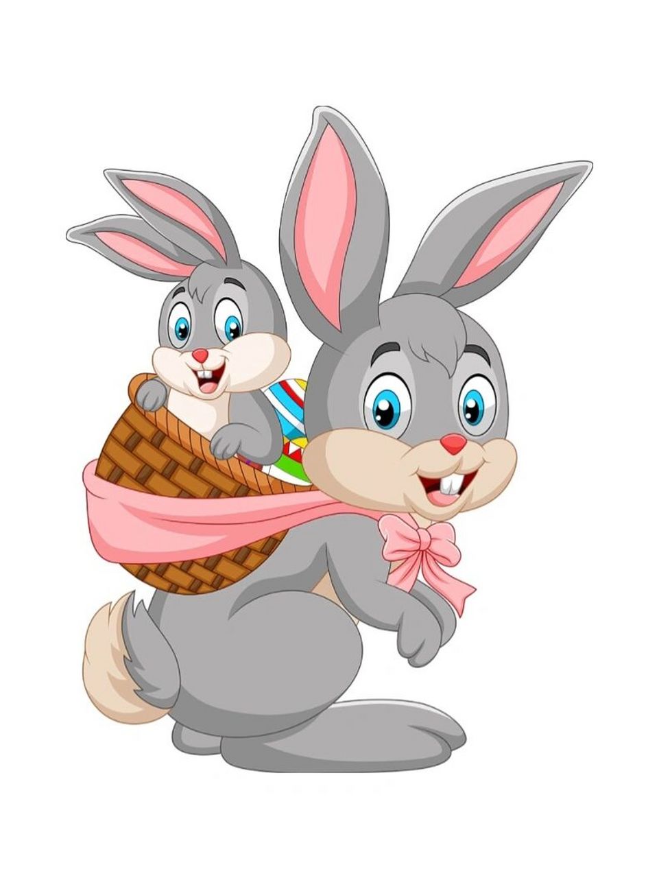 卡通插画|大兔子小兔子又更新了 92有谁和我一样都喜欢兔子的吗?