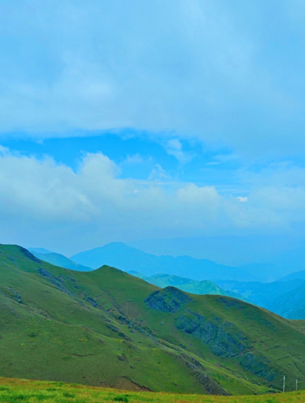 这不是新西兰是云南 云南曲靖会泽大海草山特别美,被称为东方的新西兰