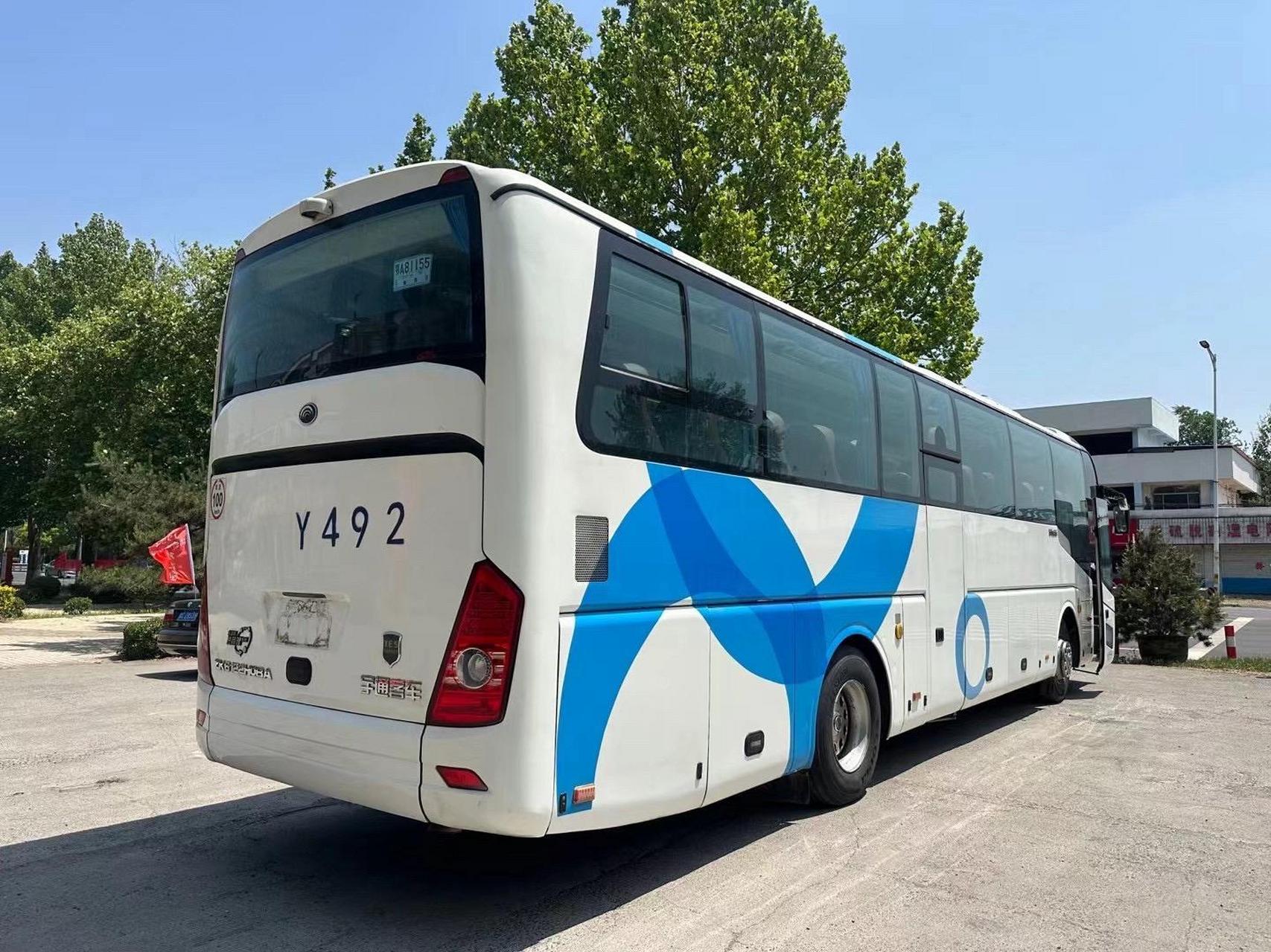 2014年宇通6122非营运55座双门 钢板缓速器 通仓行李架 车况精品 十万