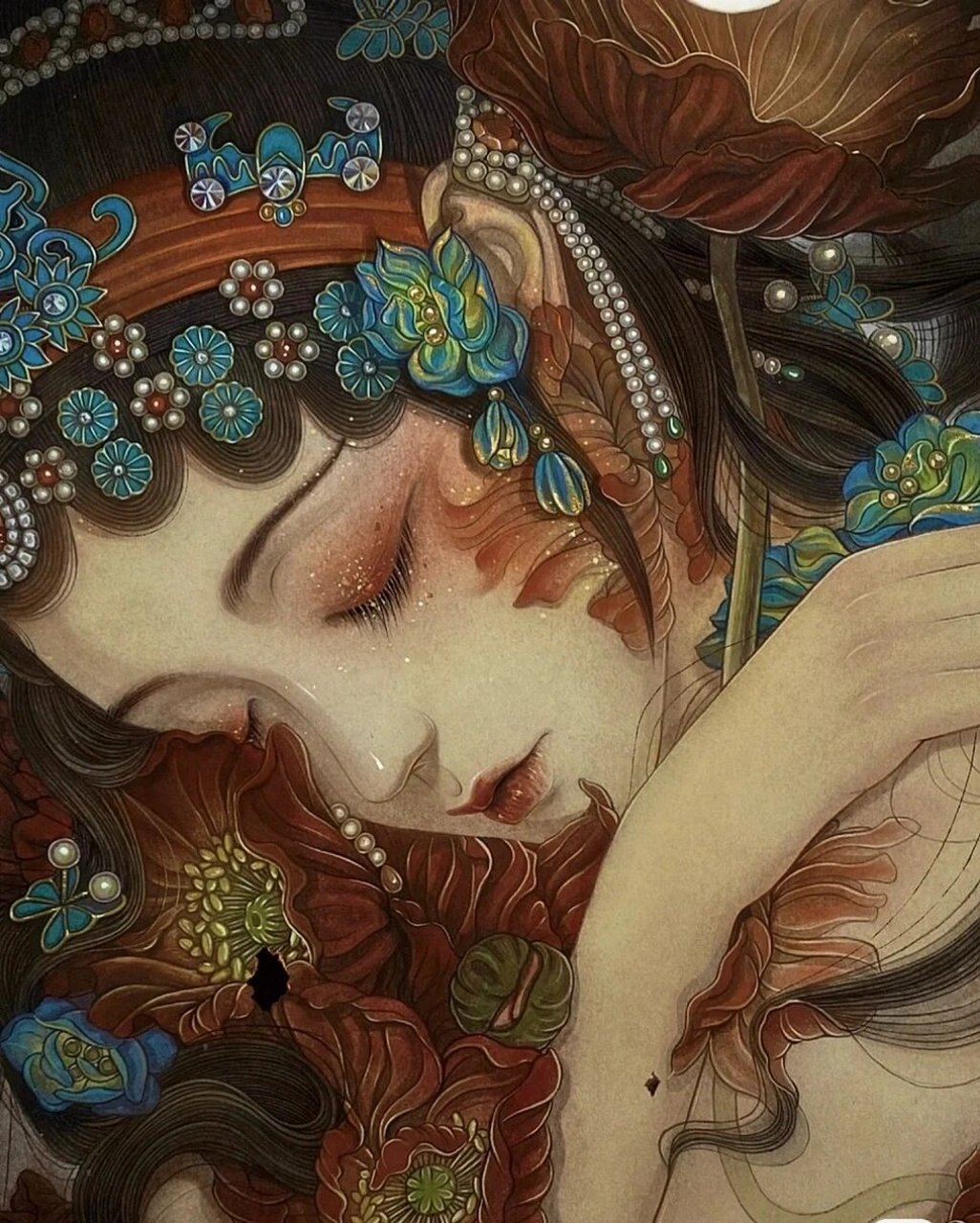 古风头像古风插画戏子篇 今日份的古风头像,古风壁纸送到～侵删～侵删