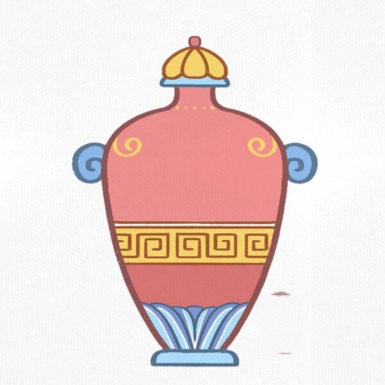 原创|古风|鼻烟壶|简笔画 【简笔画鼻烟壶】鼻烟壶是装鼻烟的容器