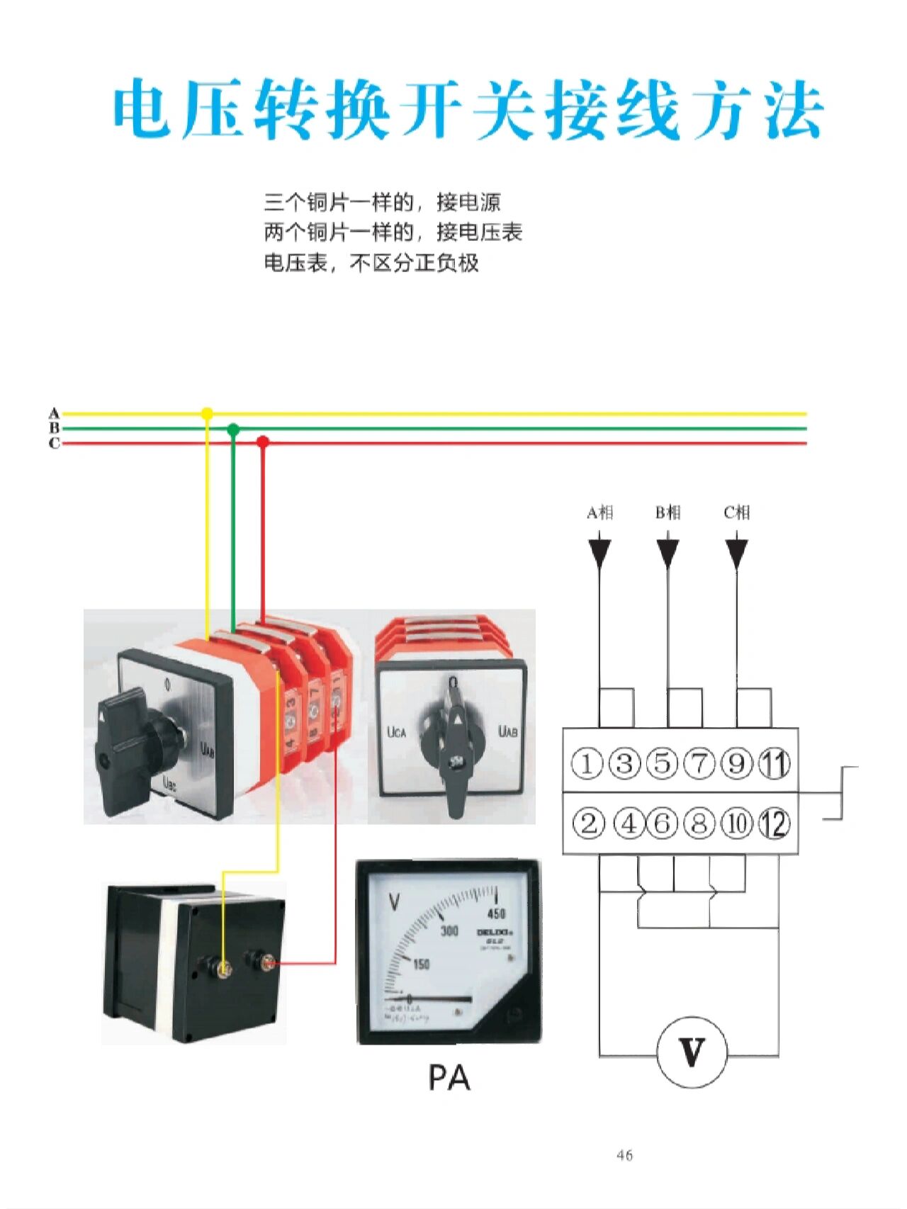 气喇叭转换开关接线图图片