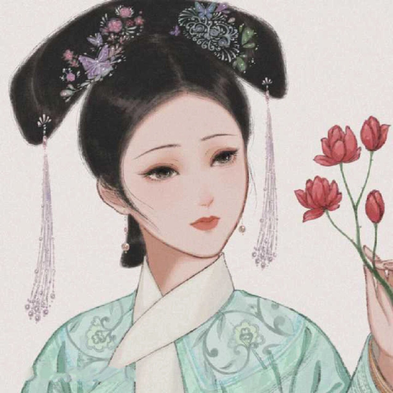 清朝女古风头像