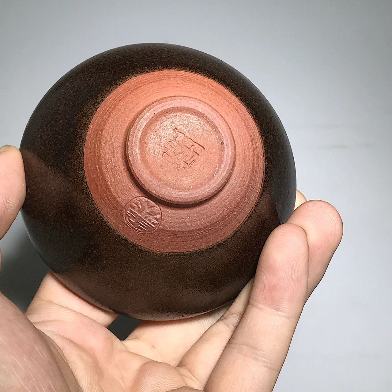 建盏龙窑柴烧窑神熊忠贵老师极品豹纹 建窑建盏龙窑柴烧天花板熊忠贵