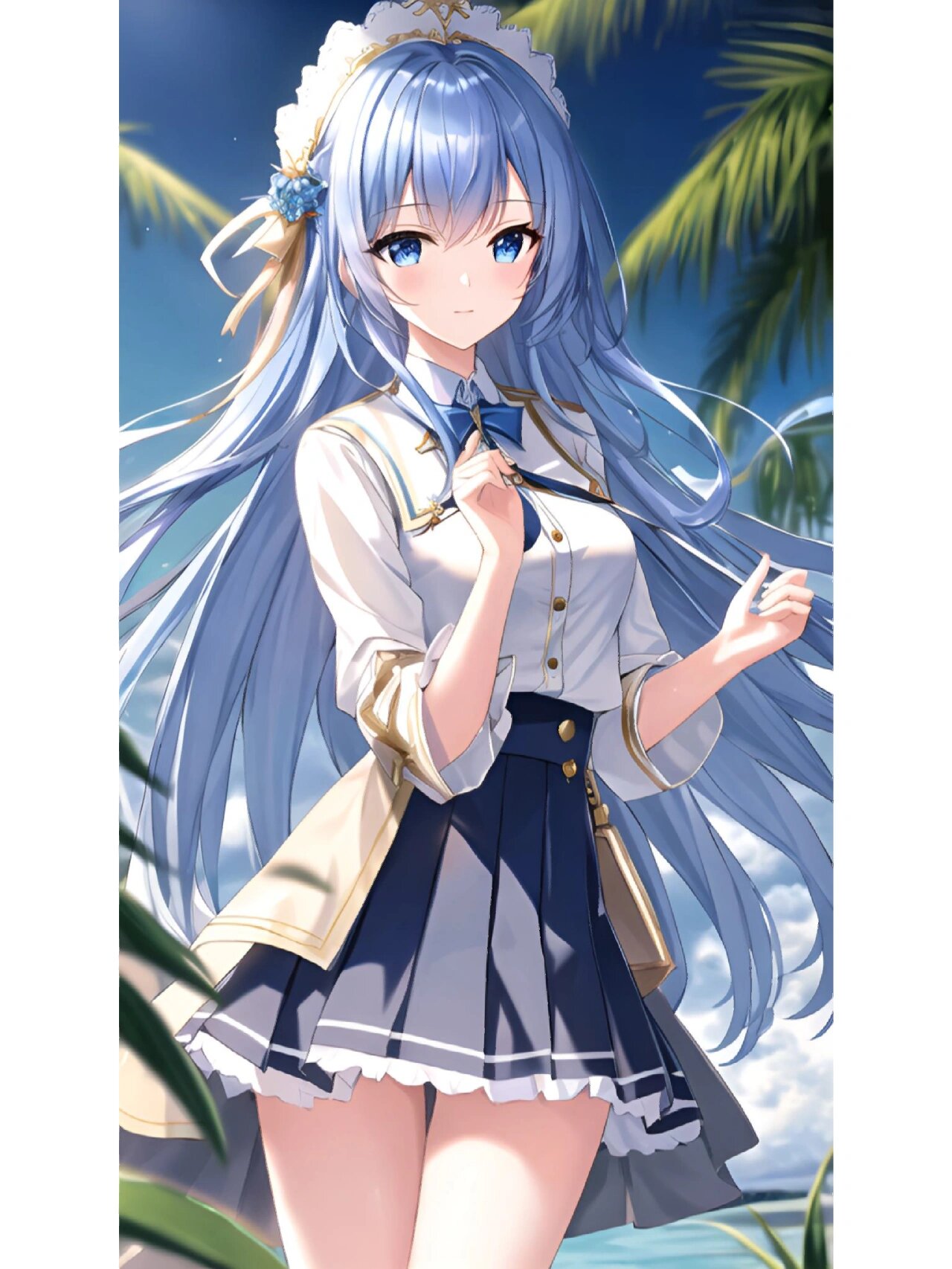 动漫二次元绘画人物风衣外套篇