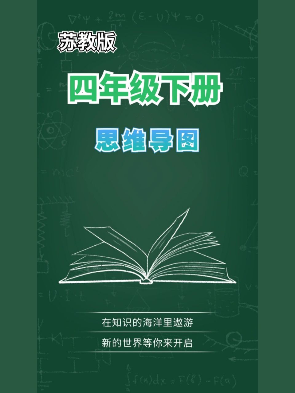 四年级下册思维导图(苏教版)