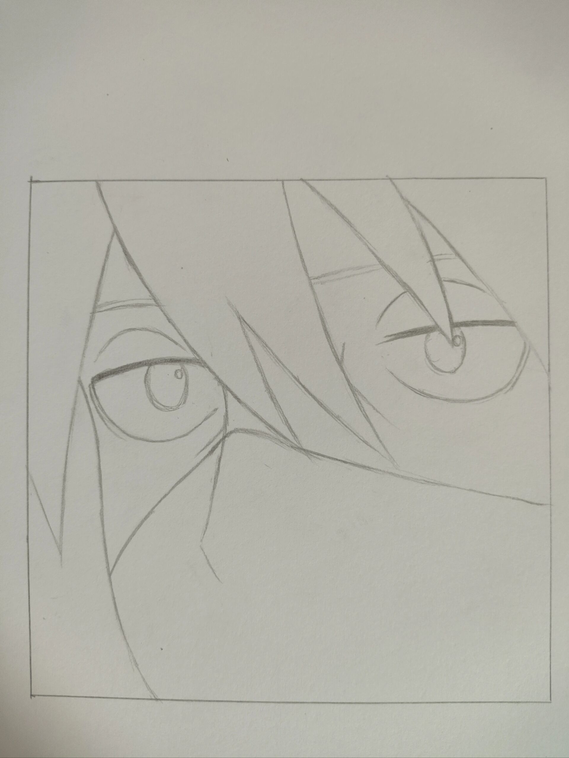 卡卡西手绘过程