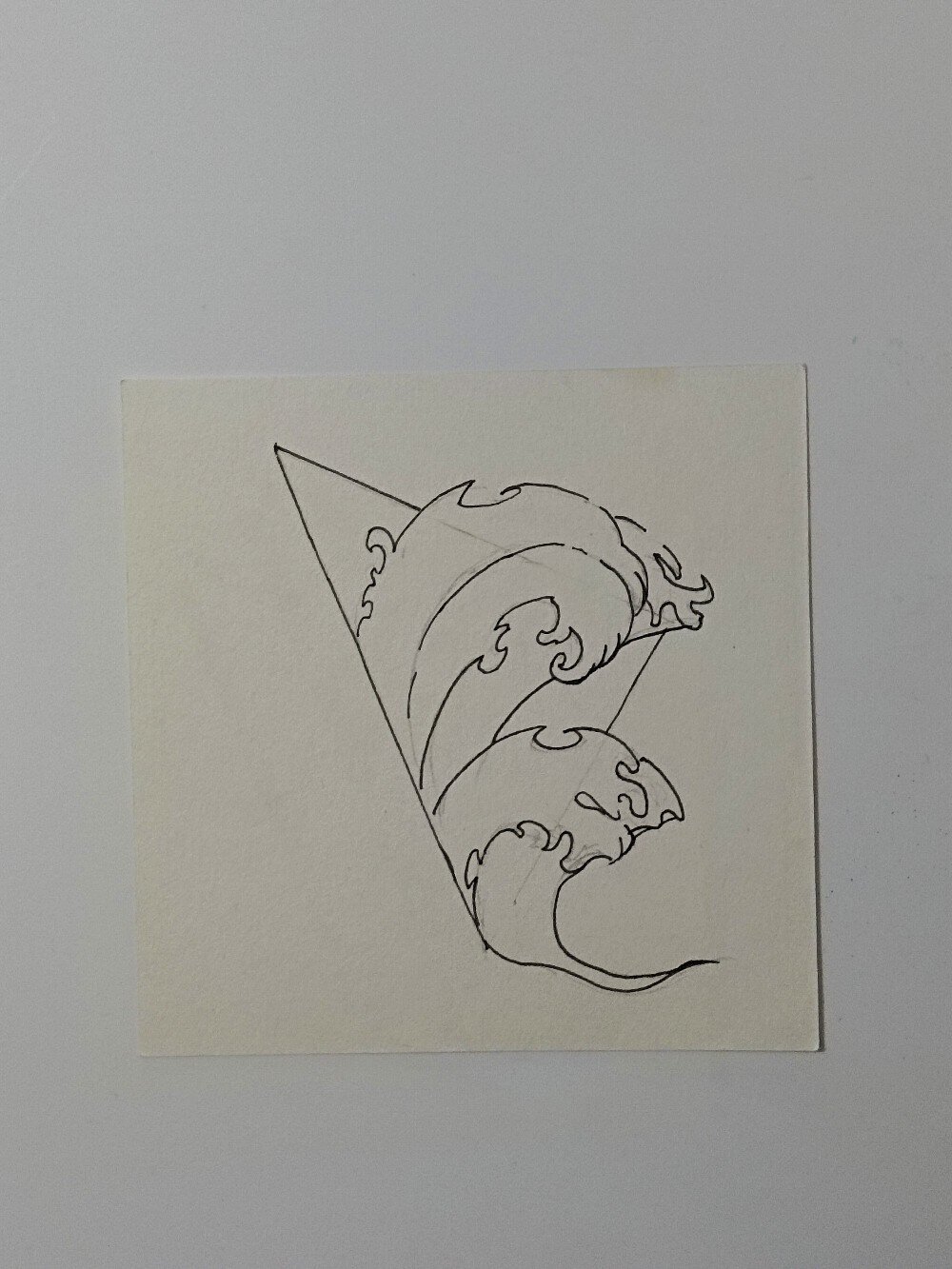 94海浪黑白简笔画手绘教学78