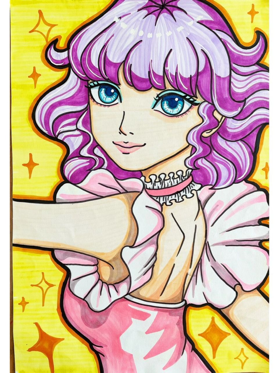 马克笔动漫人物我是小甜甜 我是小甜甜,森泽优 跳舞的女孩,中高级动漫