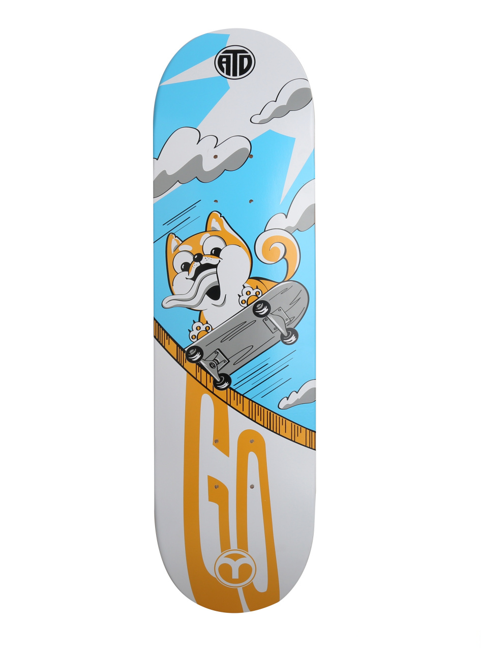 米高×atd联名款滑板,玩转各种街式,炫酷炸街.