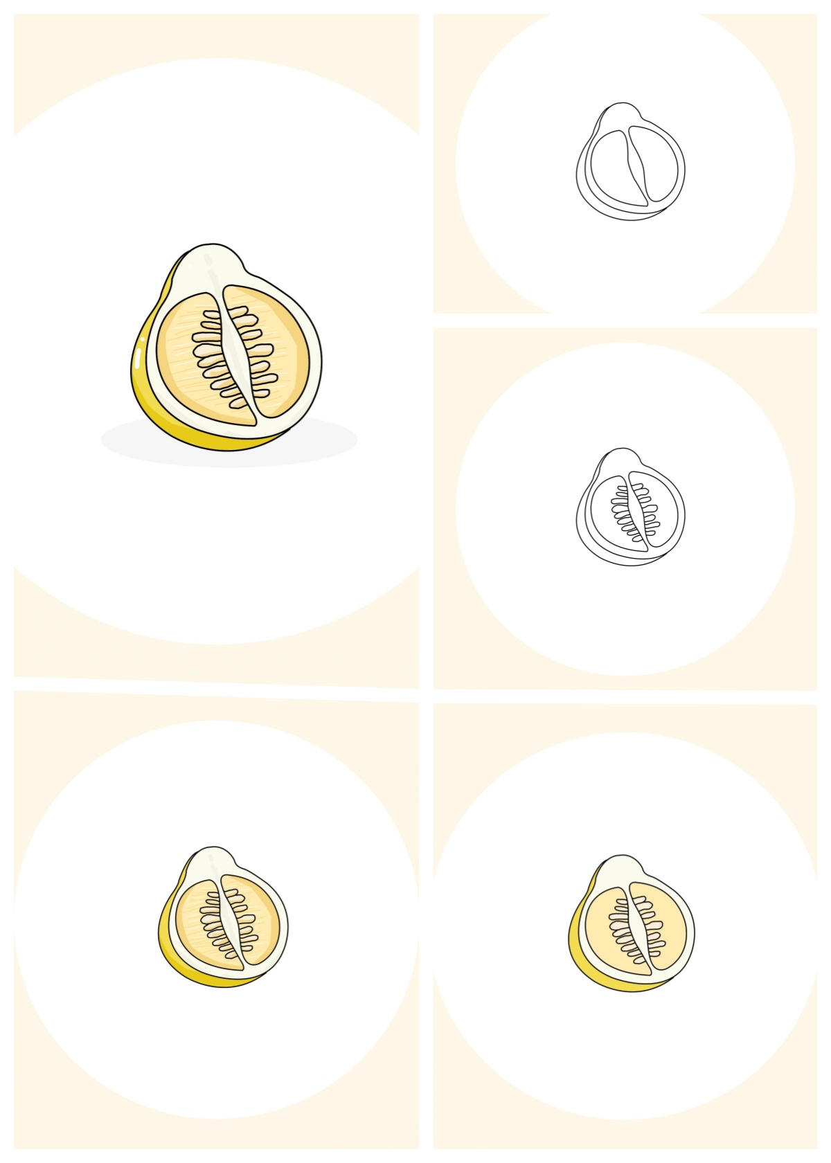 简笔画教程分享一水果系列 2