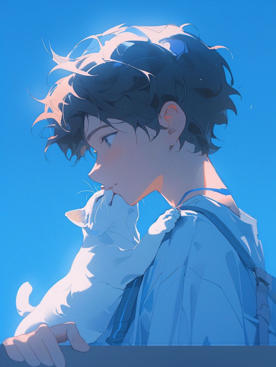 猫咪男生头像|给夏日续上一杯养猫男