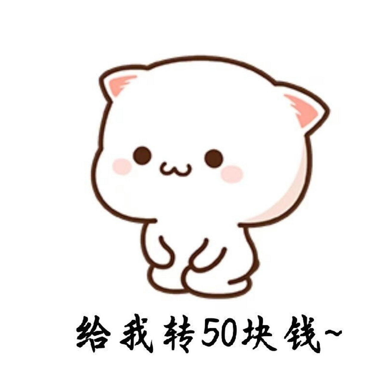 套路男朋友表情包‖给我转50块钱 套路男朋友