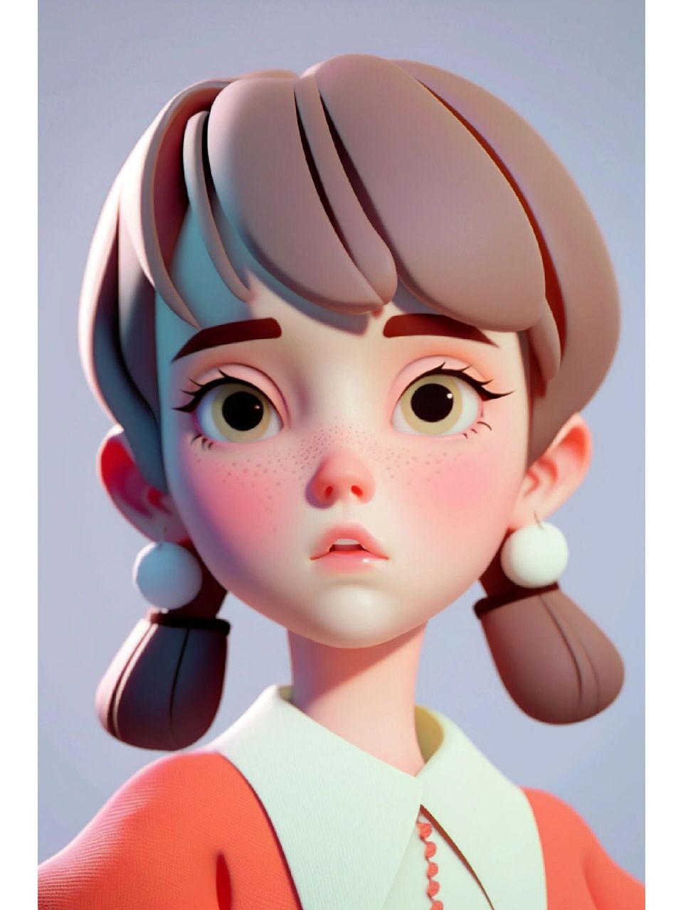 ai创作—3d卡通系列头像  	 你们要的3d卡通头像来啦,ai生成了很多,从