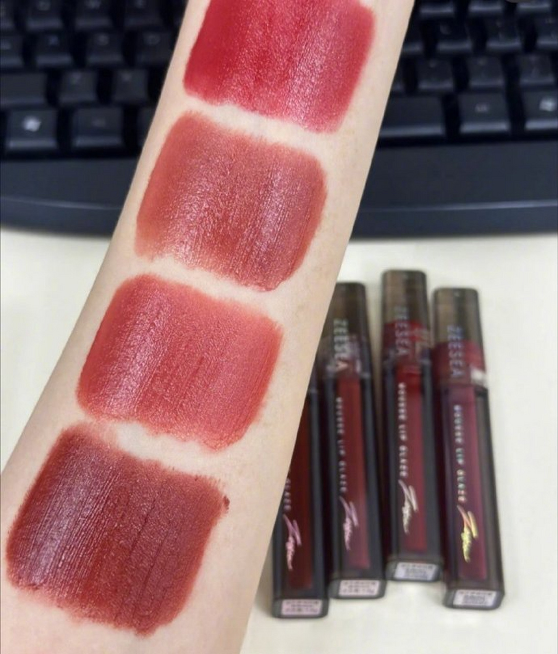 滋色唇釉都卷到12一支喏 zeesea滋色雾感轻慕唇釉哑光平价小众品牌