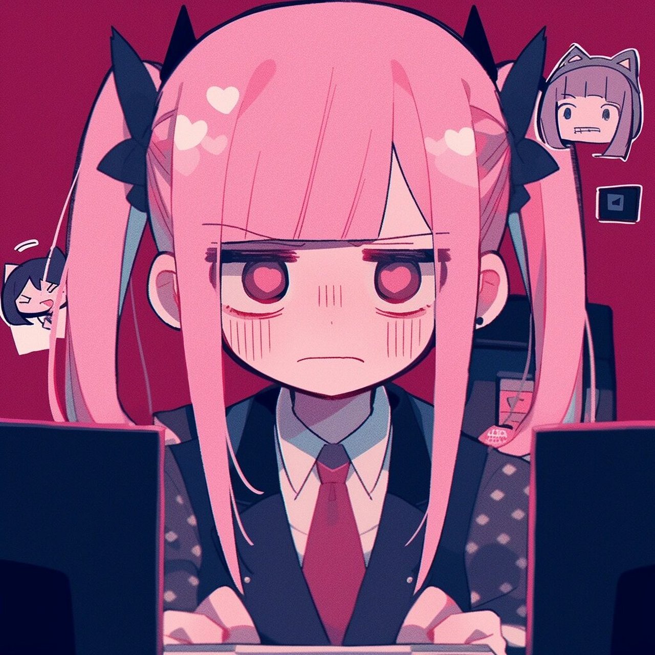 网瘾少女|闺蜜头像 情头 大家想要的情头版本来啦 女头和男头,自己挑