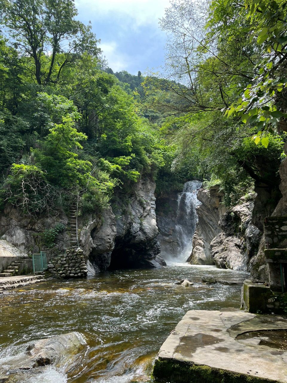 西安周邊小眾景點——高冠瀑布 列入休閒景點,一點也不累.