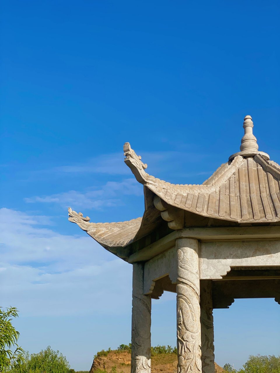 涡阳|龙山 比较幸运天气很好有风还是比较舒服的 还遇见了有人放羊