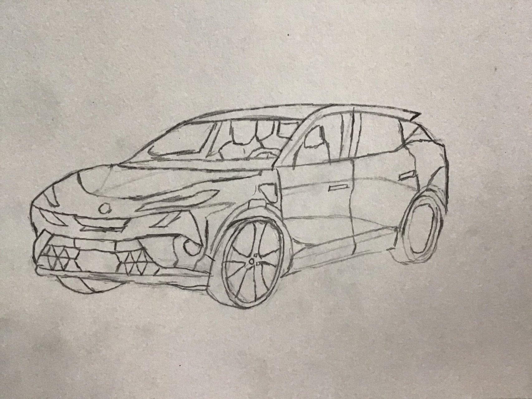 和平精英车皮肤路特斯绘画