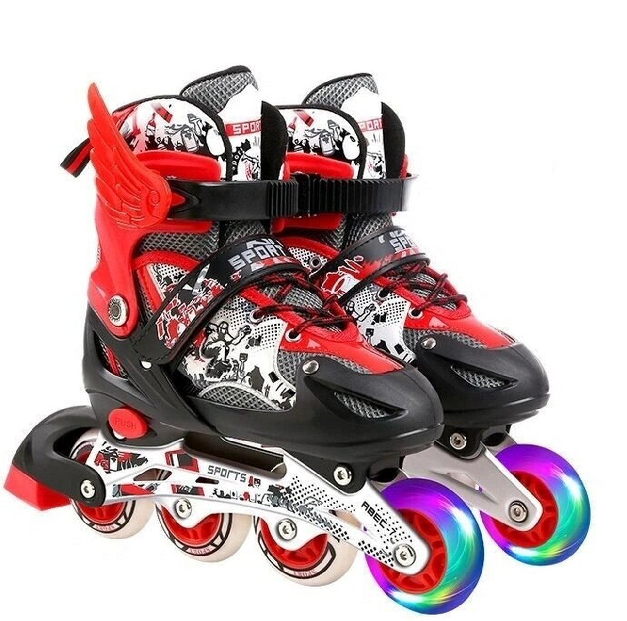 旱冰鞋,轮滑鞋写生素材