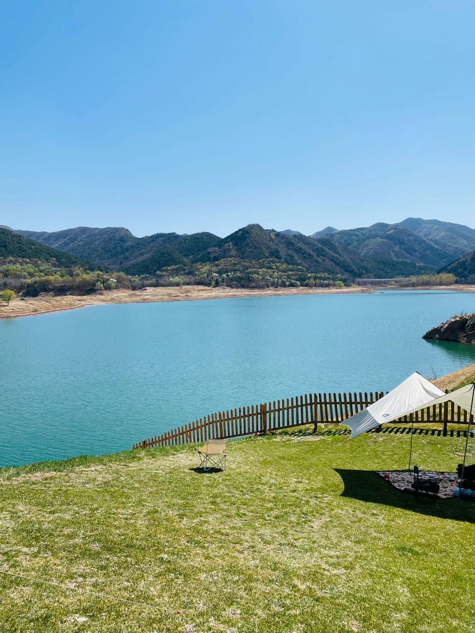 北京露营天花板,北京最美露营地～碧波岛 1,出游日期2023年4月8日