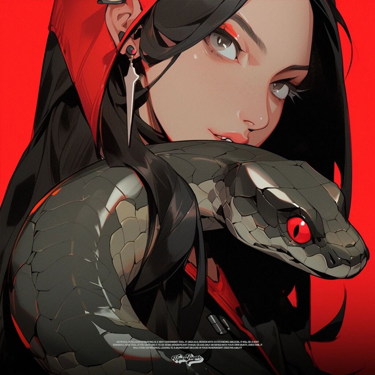 2  蛇主题的头像太多博主在做了,所以一直没有在计划当中,但是太多