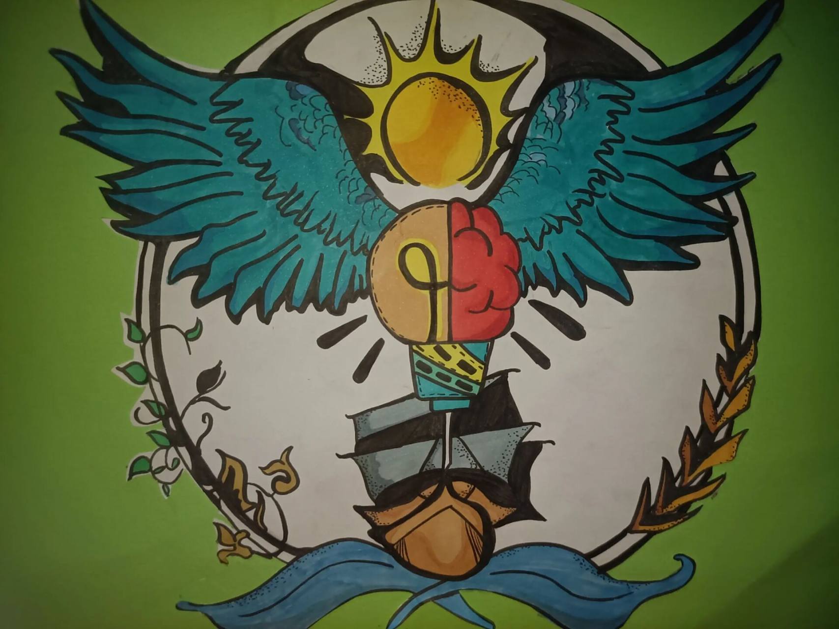 学习合作小组组徽  可把俺累坏了 9898