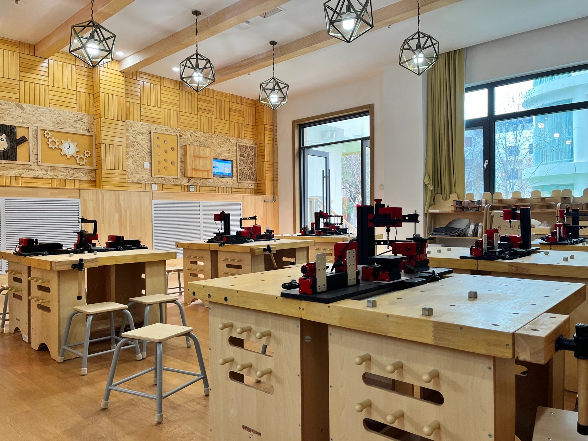 5号车间全套木工,陶艺课程输入园所,助力幼儿园素质教育